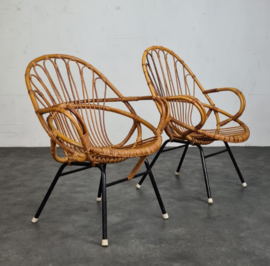 VINTAGE ROTAN STOEL, DIRK VAN SLIEDRECHT