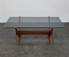 VINTAGE COFFEE TABLE, FREDERIK SCHRIEVER ABELN "CONDOR",  SWEDEN , 1960S