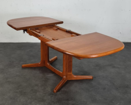 VINTAGE TEAK EETTAFEL GLOSTRUP