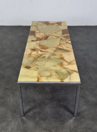 VINTAGE NATUURSTEEN SALONTAFEL