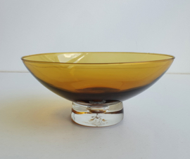 VINTAGE GLAZEN FRUITSCHAAL