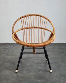 VINTAGE ROTAN STOEL, DIRK VAN SLIEDRECHT