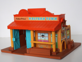 VINTAGE FISHER PRICE WESTERN TOWN