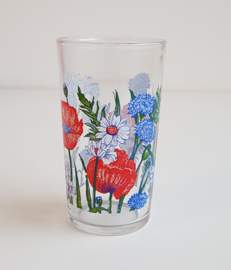 VINTAGE WILD FLOWER GLAS