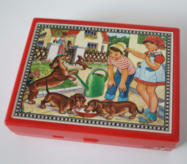 VINTAGE BLOKKEN PUZZEL