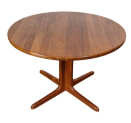 VINTAGE TEAK EETTAFEL , MOBELFABRIK