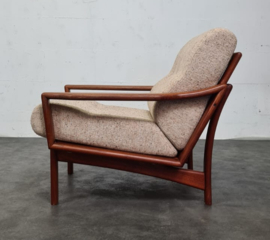 VINTAGE  FAUTEUIL, GRETE JALK FOR GLOSTRUP, DENMARK , 1960S
