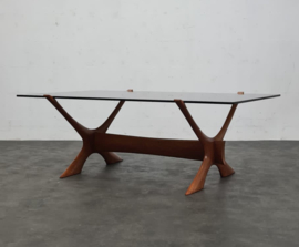 VINTAGE COFFEE TABLE, FREDERIK SCHRIEVER ABELN "CONDOR",  SWEDEN , 1960S