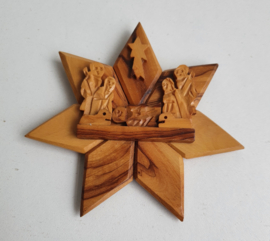 VINTAGE WANDPLAATJE KERST