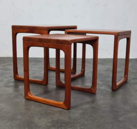VINTAGE NESTING TABLES BR GELSTED
