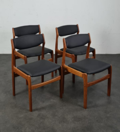 VINTAGE STOELEN , SET 4 STUKS