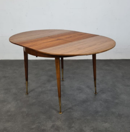 VINTAGE EETTAFEL, UITSCHUIFBAAR
