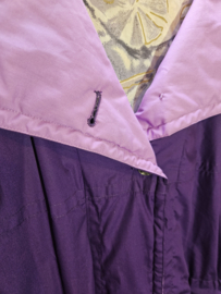Vintage 90s Paarse Puffer Jas - Size: L