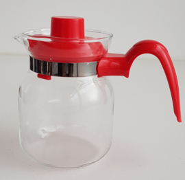 VINTAGE GLAZEN THEEPOT
