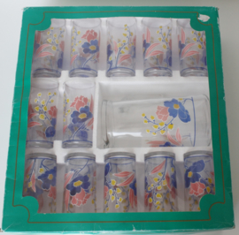 VINTAGE GLAZEN LIMONADE SET