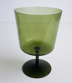 VINTAGE GLAZEN BLOEMPOT