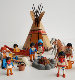 VINTAGE PLAYMOBIL INDIANEN