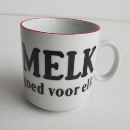 VINTAGE BEKER, MELK GOED VOOR ELK