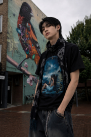 antasy Graphic T-Shirt – Dark Streetwear Edition- Unisez size: 40/42