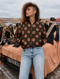 Chaqueta bomber 24Colours – Estampado floral - SIZE: XXS/ 34