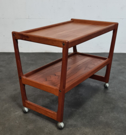 VINTAGE TEAK BARCART HOLGER GEORG JENSEN