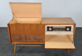 VINTAGE AUDIOMEUBEL MET BLUETOOTH