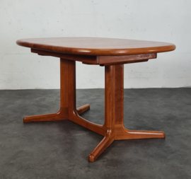 VINTAGE TEAK EETTAFEL GLOSTRUP