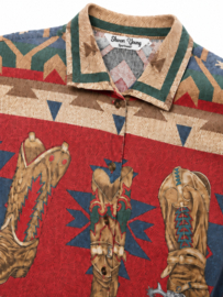 Blusa Vintage Western – Inspirada en el Espíritu del Oeste Americano - SIZE: S/M