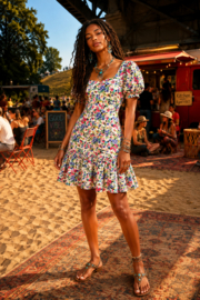 Vintage Bloemenjurk  - Size 38