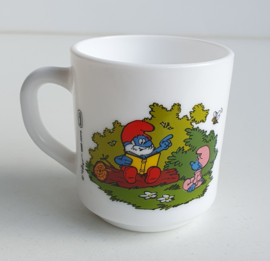 VINTAGE BEKER , SMURFEN