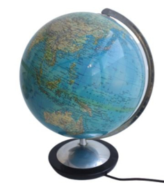 VINTAGE GLOBE , COLUMBUS ORIGINAL GLOBUS