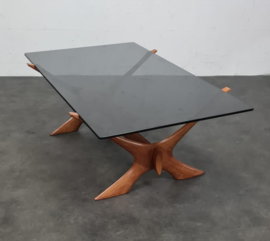 VINTAGE COFFEE TABLE, FREDERIK SCHRIEVER ABELN "CONDOR",  SWEDEN , 1960S