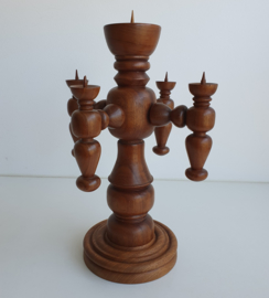 GROTE VINTAGE HOUTEN KANDERLAAR