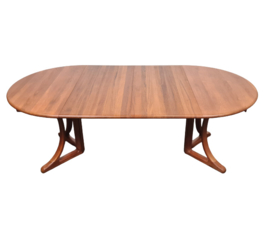 VINTAGE MASSIEF TEAK EETTAFEL