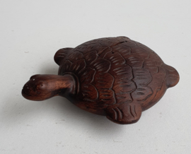 VINTAGE HOUTEN SCHILDPAD