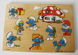 VINTAGE PUZZEL SMURFEN