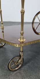 VINTAGE WING-SERVEERWAGEN, BAR CART