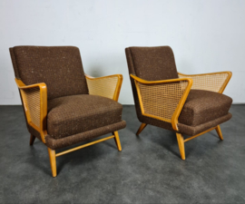 VINTAGE FAUTEUILS , SET 2 STUKS