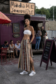 Vintage Bohemian Rok met Etnische Print - Size 40