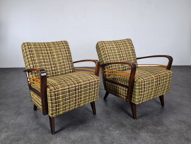 VINTAGE FAUTEUILS , SET 2 STUKS