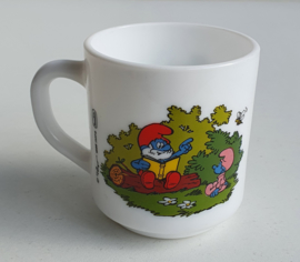 VINTAGE BEKER , SMURFEN