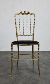 VINTAGE MESSING CHIAVARI STOEL , HOLLYWOOD REGENCY STOEL