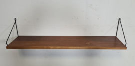 VINTAGE BOEKENPLANK, WANDREK 102 CM