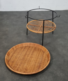 VINTAGE ROTAN TAFEL