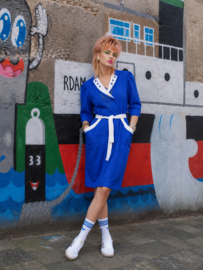 Vestido Vintage con Detalles en Contraste | Años 80  -  SIZE: 36