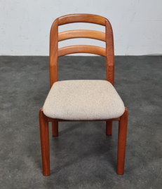 VINTAGE SET 6 STUKS STOELEN,  DYRLUND, DENMARK, 1970S