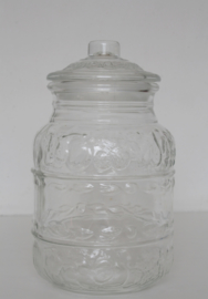 GROTE VINTAGE GLAZEN RUMPOT