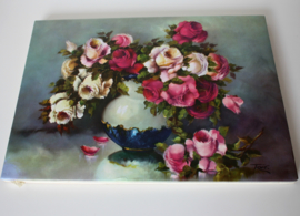 VINTAGE BLOEMEN SCHILDERIJ