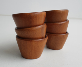 VINTAGE HOUTEN EIERDOPPEN