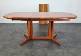 VINTAGE TEAK EETTAFEL GLOSTRUP